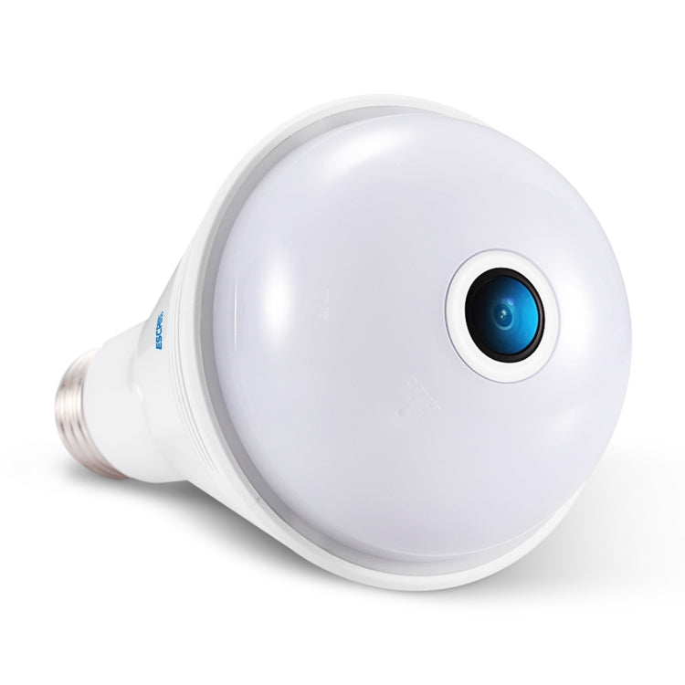 ESCAM QP137 2MP HD 1080P 360 Degree Panoramic Bluetooth Speaker Bulb IP Camera, E27, WiFi, Motion Detection,, QP137