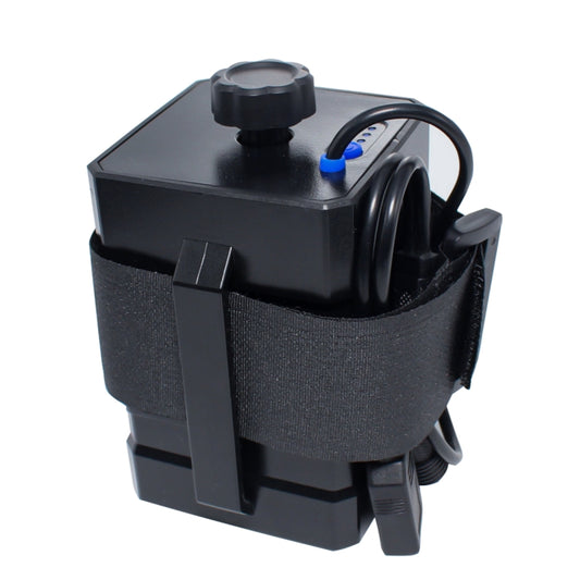 3 Sections 18650/26650 IPX7 Waterproof Battery Box with 12v Round Head & 5v USB Connector Output Voltage Does Not Include Battery, 12v