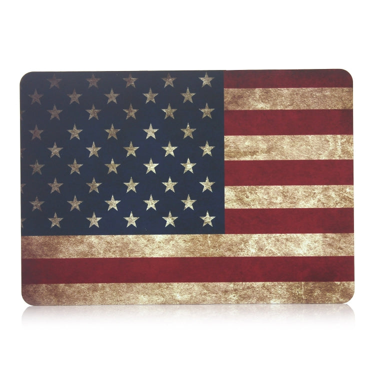 For MacBook Air 13.3 inch A1932 2018 / A2179 American Flag Laptop Water Stick Style Protective Case (2020), American Flag