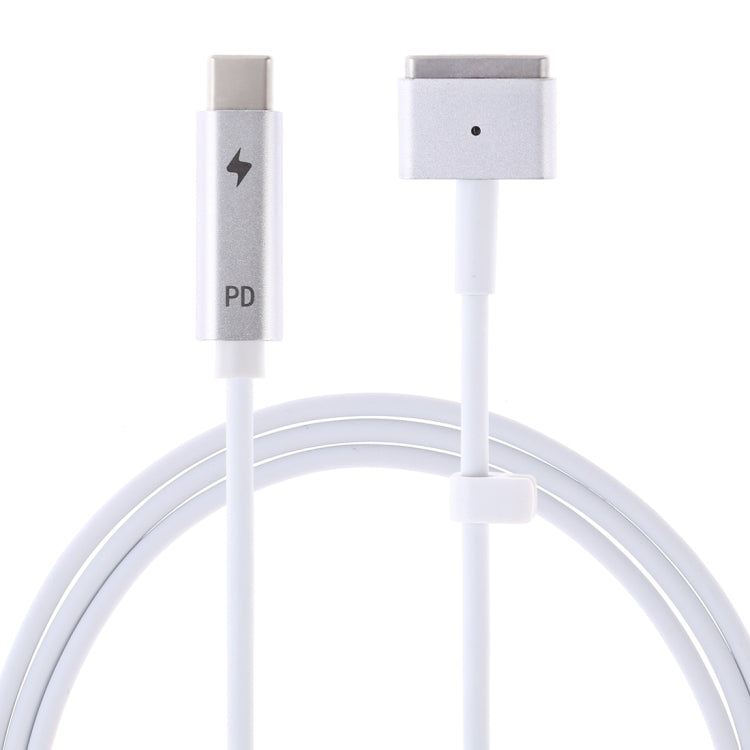 45W / 60W / 65W 5 Pin MagSafe 2 (T-Shaped) to USB-C / Type-C PD Charging Cable, 45W / 60W / 65W MagSafe 2