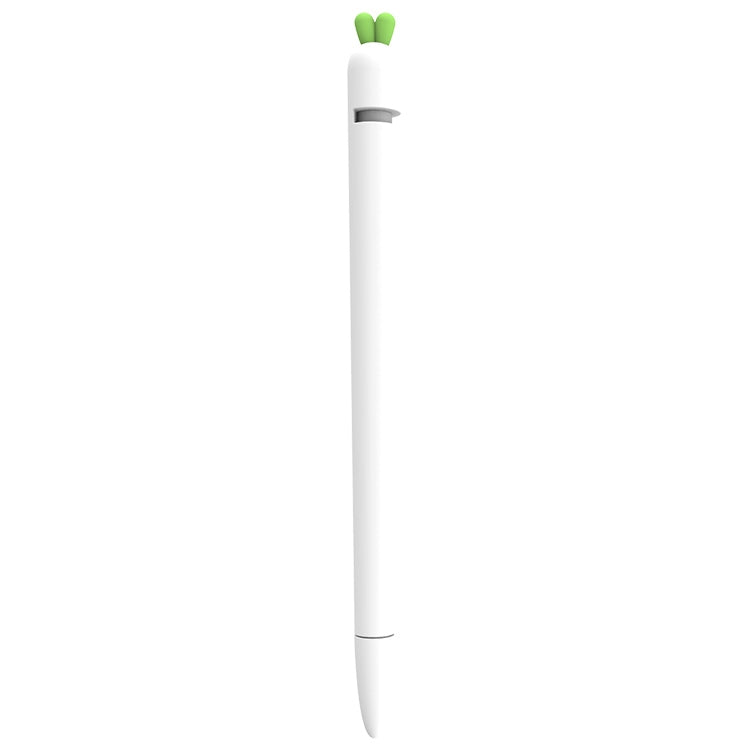 LOVE MEI For Apple Pencil 1 Carrot Shape Stylus Pen Silicone Protective Case Cover, For Apple Pencil 1