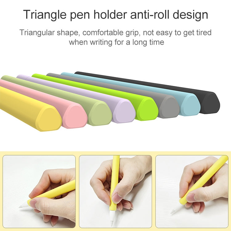 LOVE MEI For Apple Pencil 2 Triangle Shape Stylus Pen Silicone Protective Case Cover, For Apple Pencil 2