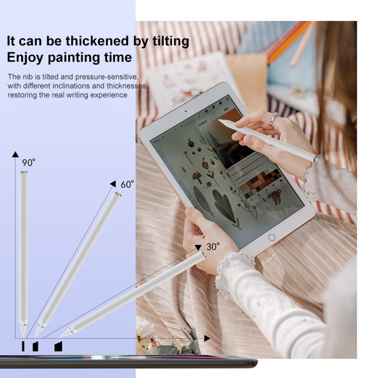 Mutural P-950B Tilt Pressure Sensor Capacitive Stylus Pen with Palm Rejection for iPad 2018 or Later, 950B