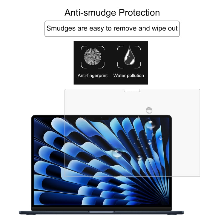 For MacBook Air 15.3 inch A2941 2023 0.26mm 9H Surface Hardness Explosion-proof Tempered Glass Film, For MacBook Air 15.3 inch A2941 2023 / Air 15 M3 2024 A3114 (1pc)