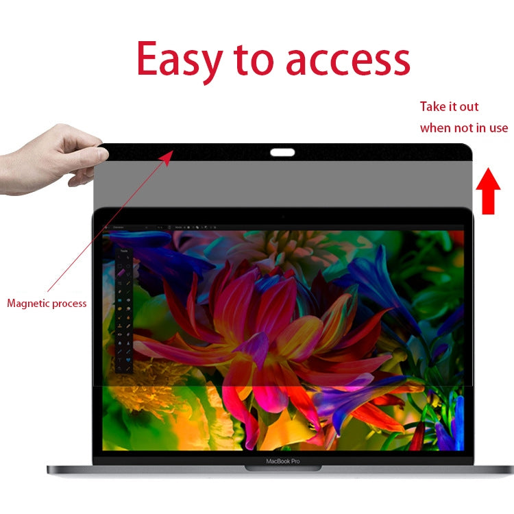 Magnetic Privacy Anti-glare PET Screen Film for MacBook Pro 15.4 inch with Touch Bar (A1707), Pro 15.4(A1707)