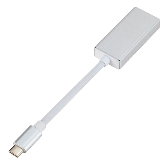 USB-C / Type-C 3.1 Male to Mini DP Female HD Converter, Length: 12cm, Silver, Gold