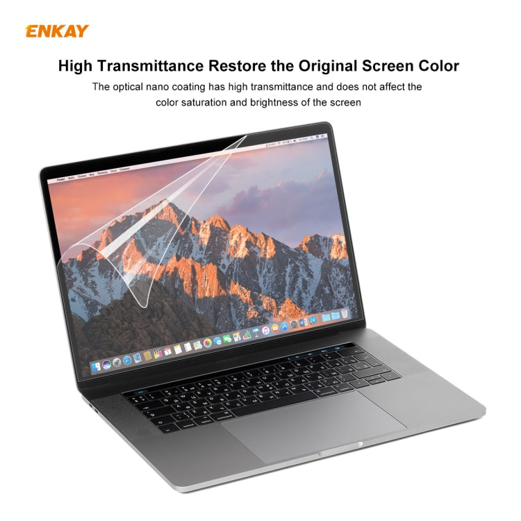 ENKAY HD PET Screen Protector for MacBook Pro 15.4 inch A1707 (2016 - 2017) / A1990 (2018), For MacBook Pro 15.4 inch A1707 (2016 - 2017) / A1990 (2018)