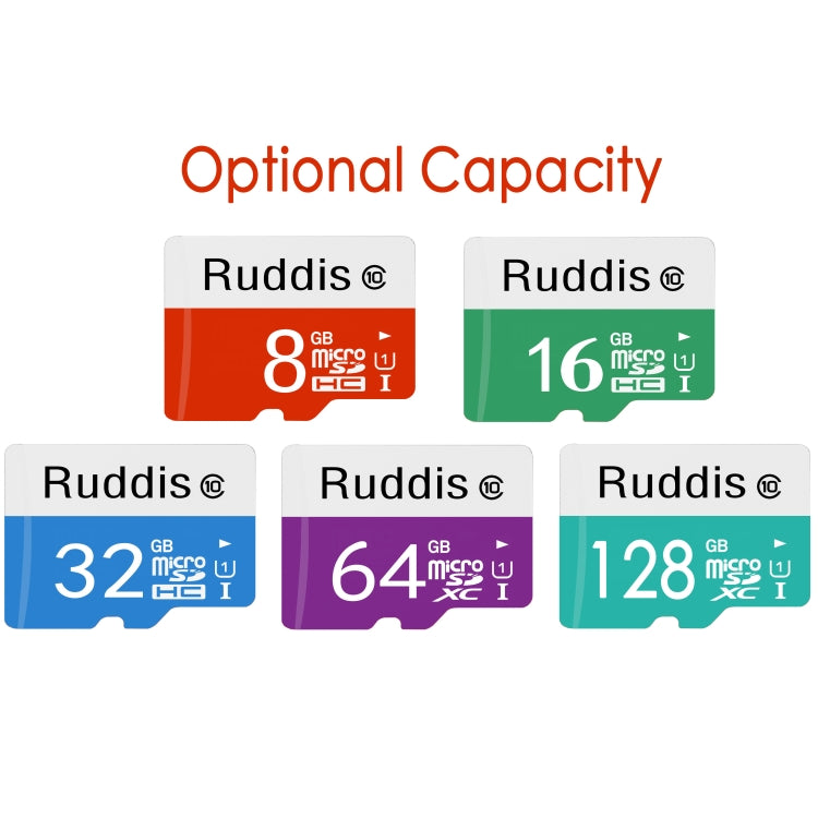 Ruddis 64GB High Speed Class 10 TF/Micro SDXC UHS-1(U1) Memory Card, 64GB