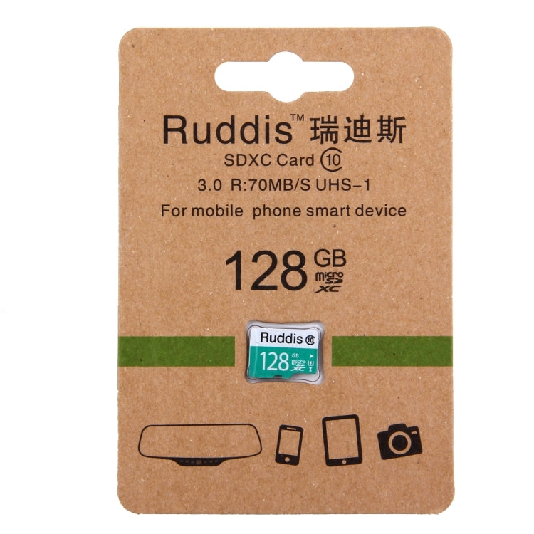 Ruddis 128GB High Speed Class 10 TF/Micro SDXC UHS-1(U1) Memory Card, 128GB