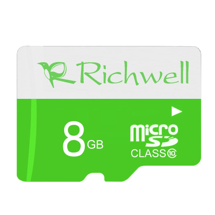 Richwell 8GB High Speed Class 10 Micro SD(TF) Memory Card, 8GB