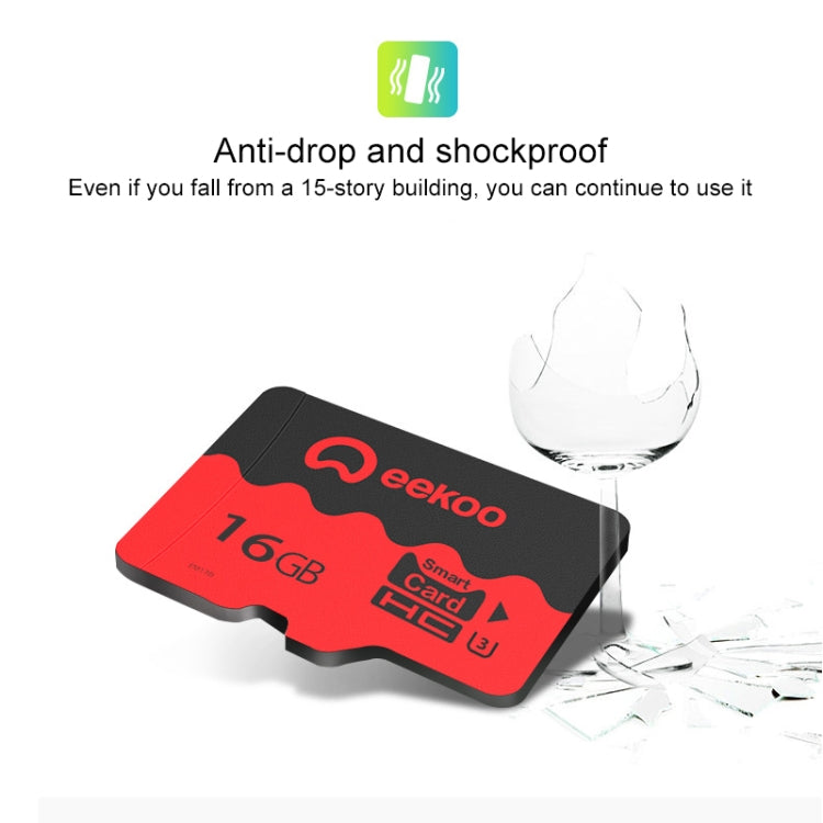 eekoo 16GB CLASS 10 TF(Micro SD) Memory Card, Minimum Write Speed: 10MB / s, Universal Version, 16GB Universal Version