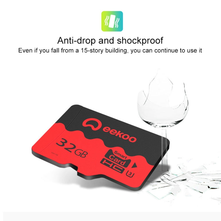 eekoo 32GB CLASS 10 TF(Micro SD) Memory Card, Minimum Write Speed: 10MB / s, Universal Version, 32GB Universal Version