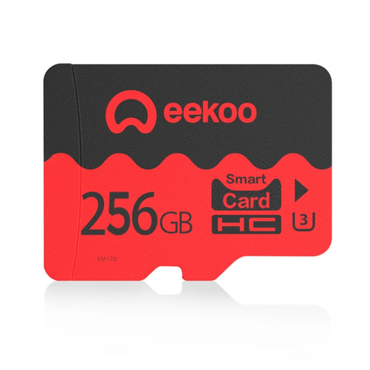 eekoo 256GB U3 TF(Micro SD) Memory Card, Minimum Write Speed: 30MB / s, Flagship Version, 256GB Flagship Version