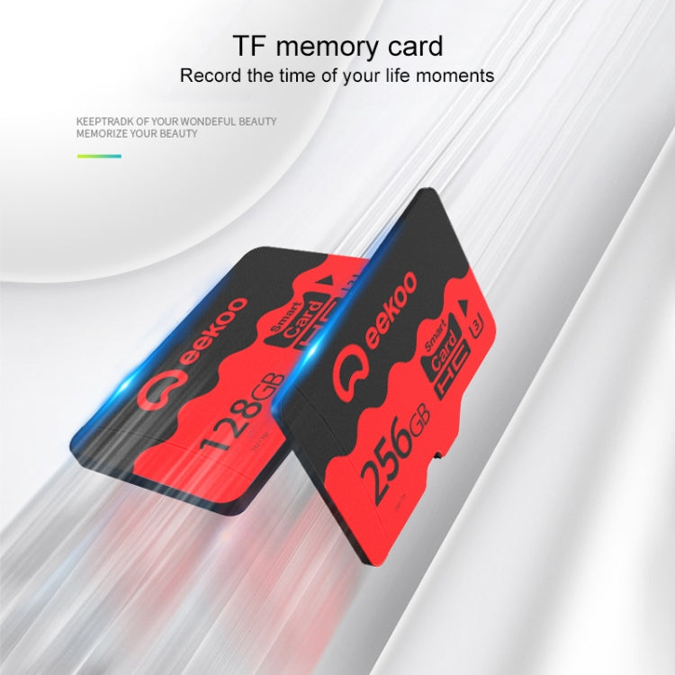 eekoo 256GB U3 TF(Micro SD) Memory Card, Minimum Write Speed: 30MB / s, Flagship Version, 256GB Flagship Version