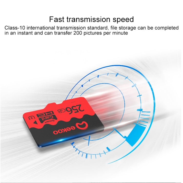 eekoo 256GB U3 TF(Micro SD) Memory Card, Minimum Write Speed: 30MB / s, Flagship Version, 256GB Flagship Version