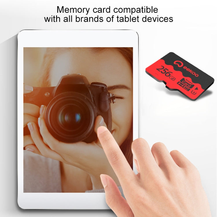 eekoo 256GB U3 TF(Micro SD) Memory Card, Minimum Write Speed: 30MB / s, Flagship Version, 256GB Flagship Version