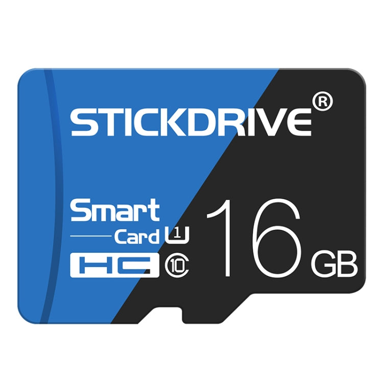 STICKDRIVE 16GB High Speed U1 Blue and Black TF(Micro SD) Memory Card, 16GB