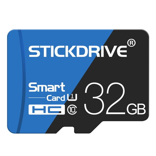 STICKDRIVE 32GB High Speed U1 Blue and Black TF(Micro SD) Memory Card, 32GB