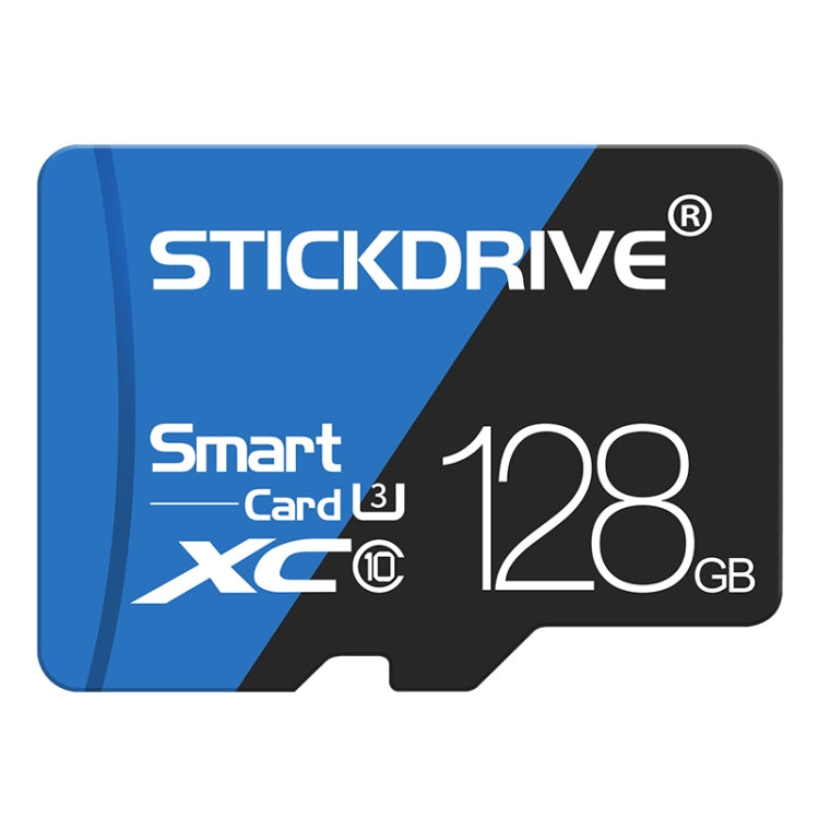 STICKDRIVE 128GB High Speed U3 Blue and Black TF(Micro SD) Memory Card, 128GB