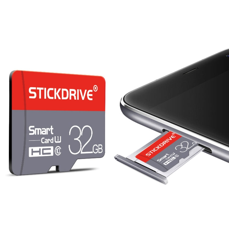 STICKDRIVE 128GB U3 Red and Grey TF(Micro SD) Memory Card, 128GB