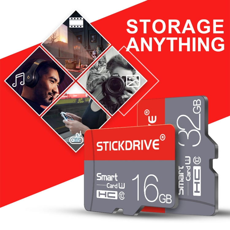 STICKDRIVE 128GB U3 Red and Grey TF(Micro SD) Memory Card, 128GB