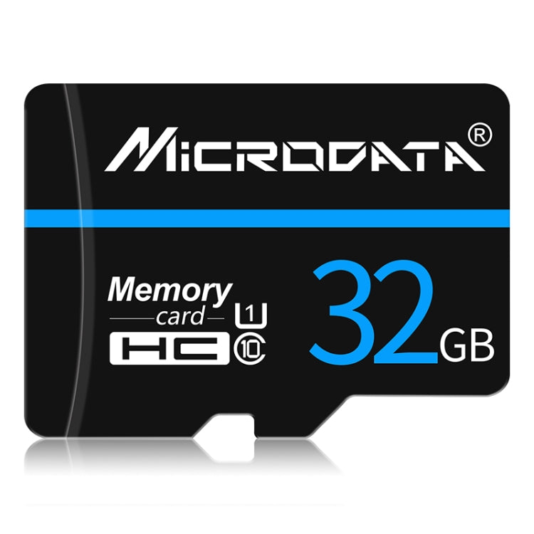 MICRODATA 32GB U1 Blue Line and Black TF(Micro SD) Memory Card, 32GB