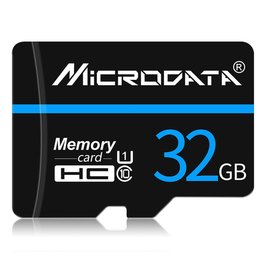 MICRODATA 32GB U1 Blue Line and Black TF(Micro SD) Memory Card, 32GB