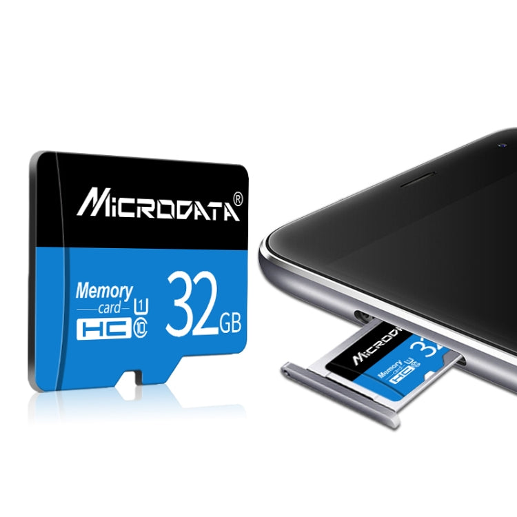 MICRODATA 64GB U3 Blue and Black TF(Micro SD) Memory Card, 64GB