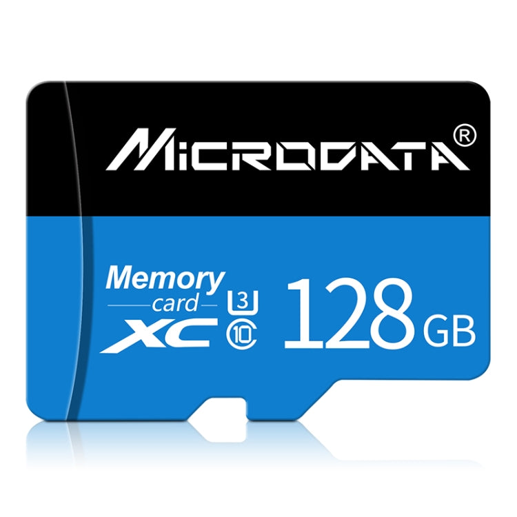 MICRODATA 128GB U3 Blue and Black TF(Micro SD) Memory Card, 128GB