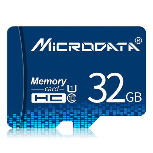 MICRODATA 32GB U1 Blue TF(Micro SD) Memory Card, 32GB