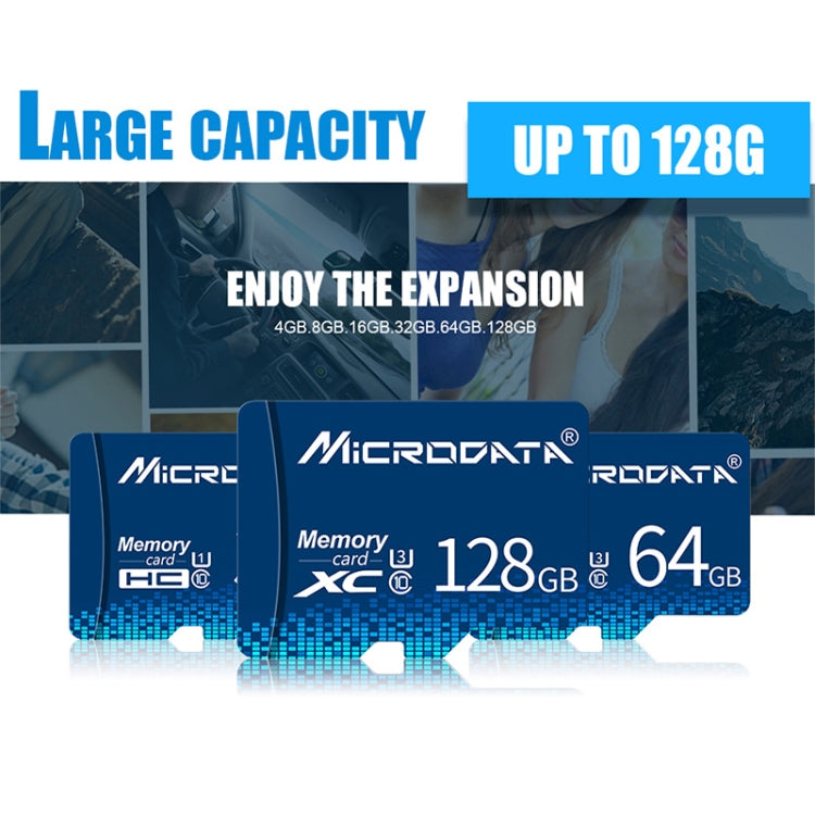 MICRODATA 32GB U1 Blue TF(Micro SD) Memory Card, 32GB