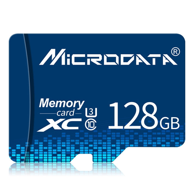 MICRODATA 128GB U3 Blue TF(Micro SD) Memory Card, 128GB