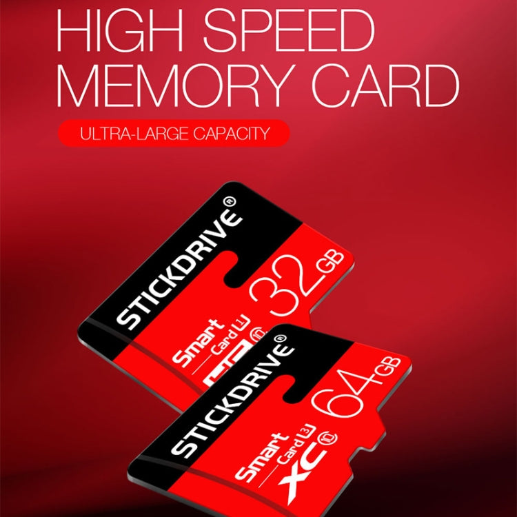 Stickdrive 32GB High Speed Class 10 Micro SD(TF) Memory Card, 32GB