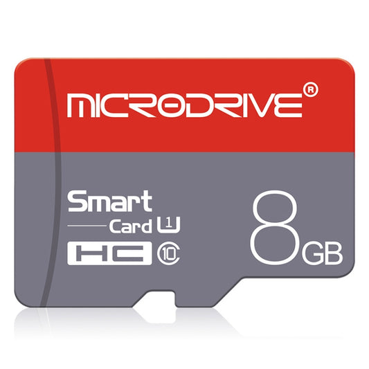 Microdrive 8GB High Speed Class 10 Micro SD(TF) Memory Card, 8GB