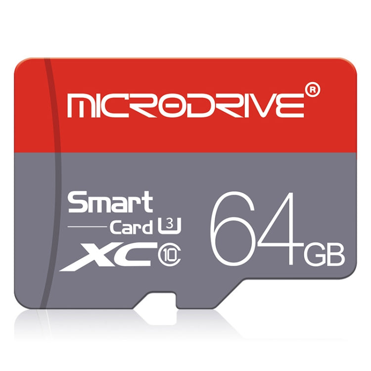 Microdrive 64GB High Speed Class 10 Micro SD(TF) Memory Card, 64GB