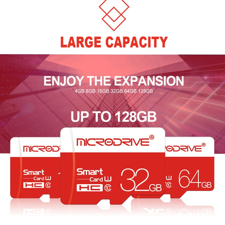 Microdrive 16GB High Speed Class 10 Micro SD(TF) Memory Card, 16GB