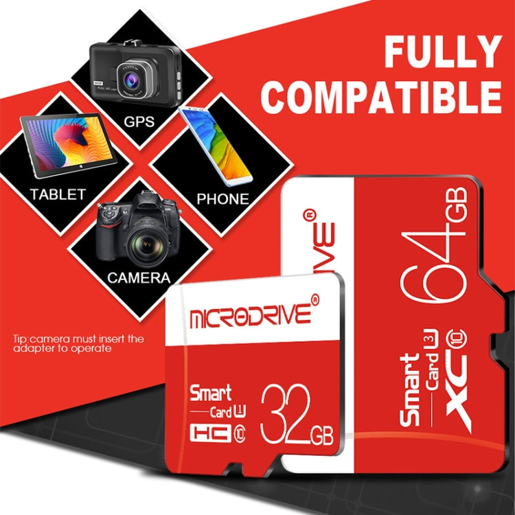 Microdrive 16GB High Speed Class 10 Micro SD(TF) Memory Card, 16GB