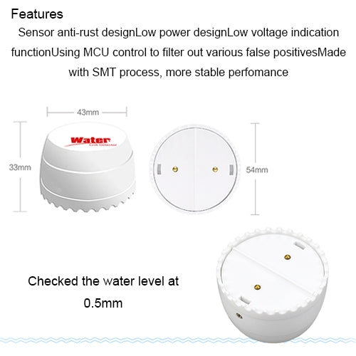 DY-SQ100B Water Leakage Detector with Two Sensors, DY-SQ100B