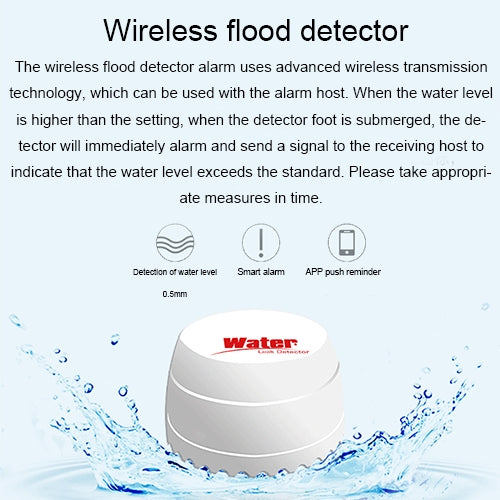 DY-SQ100B Water Leakage Detector with Two Sensors, DY-SQ100B