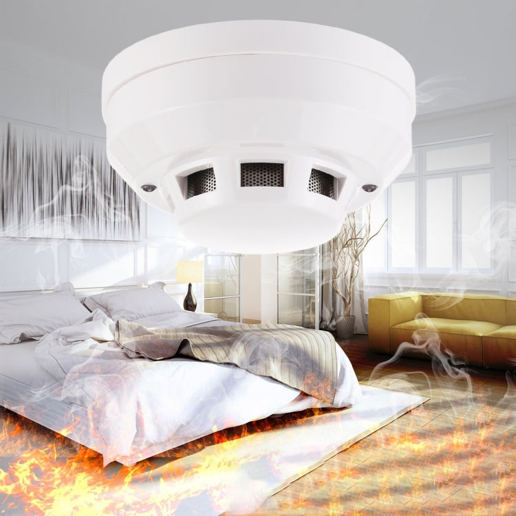 Photoelectric Smoke Detector with Red LED Indicator