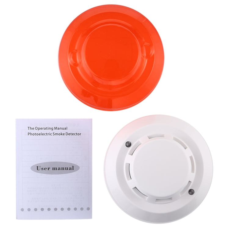 Photoelectric Smoke Detector with Red LED Indicator