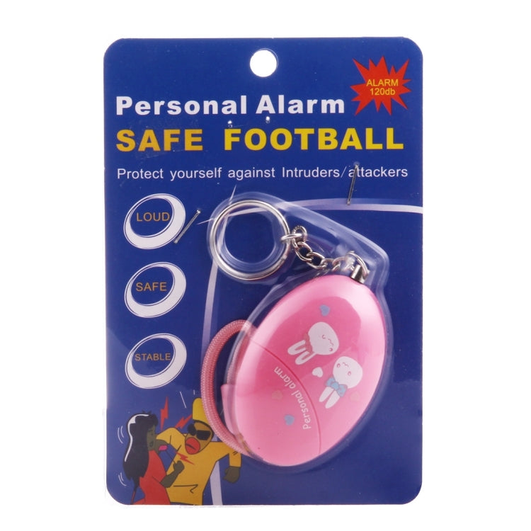 Mini Safe Football Loud Personal Alarm with Anti-Rape for Girl and Kids, 120Db Alarm, 120Db, 120Db Blue