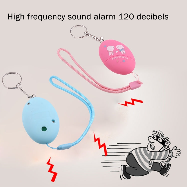 Mini Safe Football Loud Personal Alarm with Anti-Rape for Girl and Kids, 120Db Alarm, 120Db, 120Db Blue