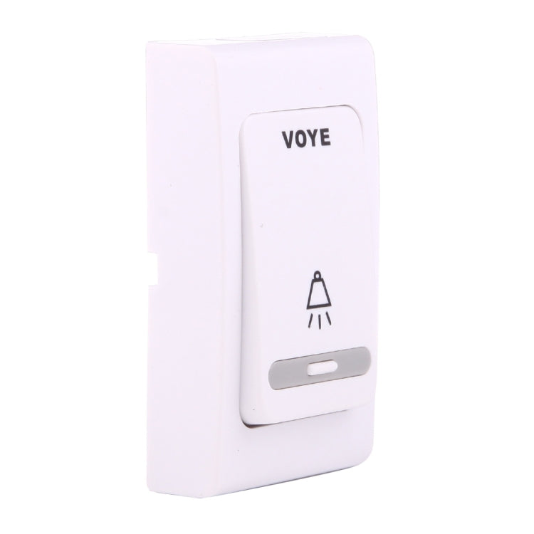 VOYE V004B2 Wireless Smart Music Home Doorbell with Dual Receiver, Remote Control Distance: 120m (Open Air), V004B2