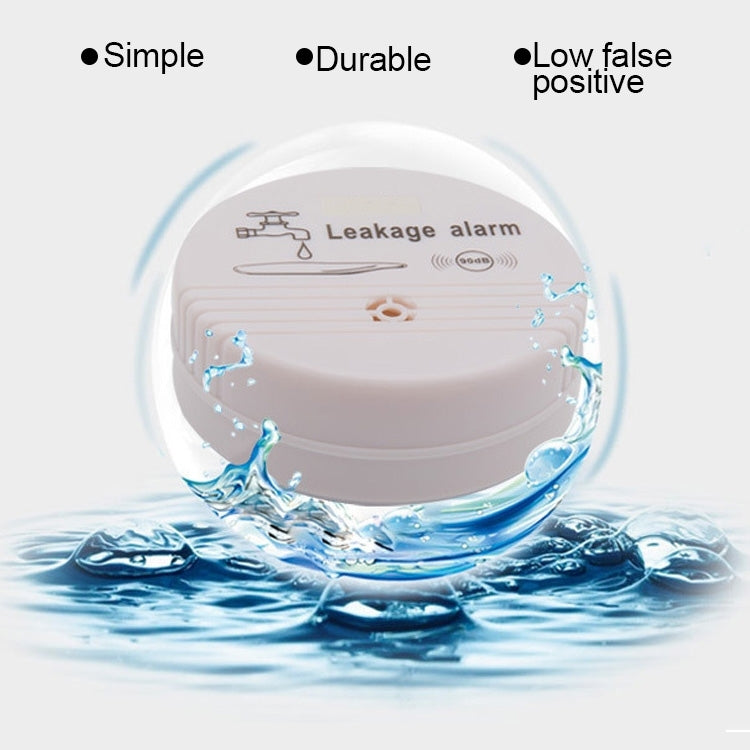 360 Degrees Water Leak Detector Sensor 85dB Volume Water Leakage Alarm for Home Kitchen, Toilet, Floor, HH-LS518