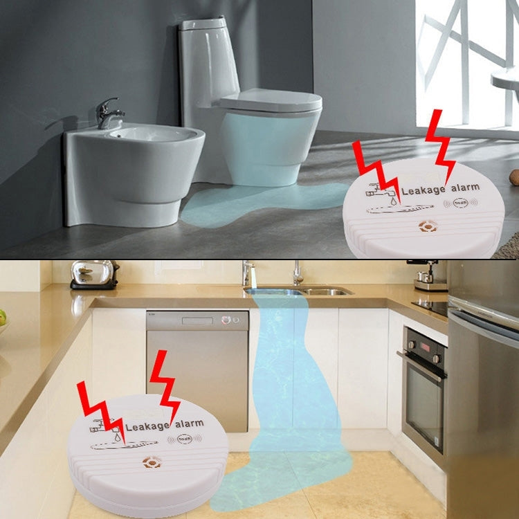 360 Degrees Water Leak Detector Sensor 85dB Volume Water Leakage Alarm for Home Kitchen, Toilet, Floor, HH-LS518