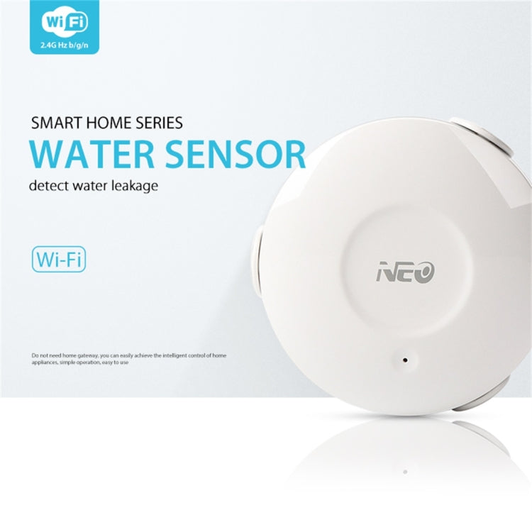 NEO NAS-WS02W WiFi Water Sensor & Flood Detector, Support Android / IOS systems, WS02W WiFi Flood Detector