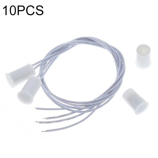 10 PCS Embedded NC Model Door Magnetic Sensor Switch, RC-33