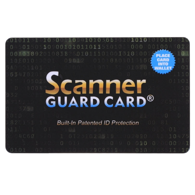 100 PCS Scanner Guard Card RFID Blocking Card, Built-in Patented ID Protection, 100 PCS