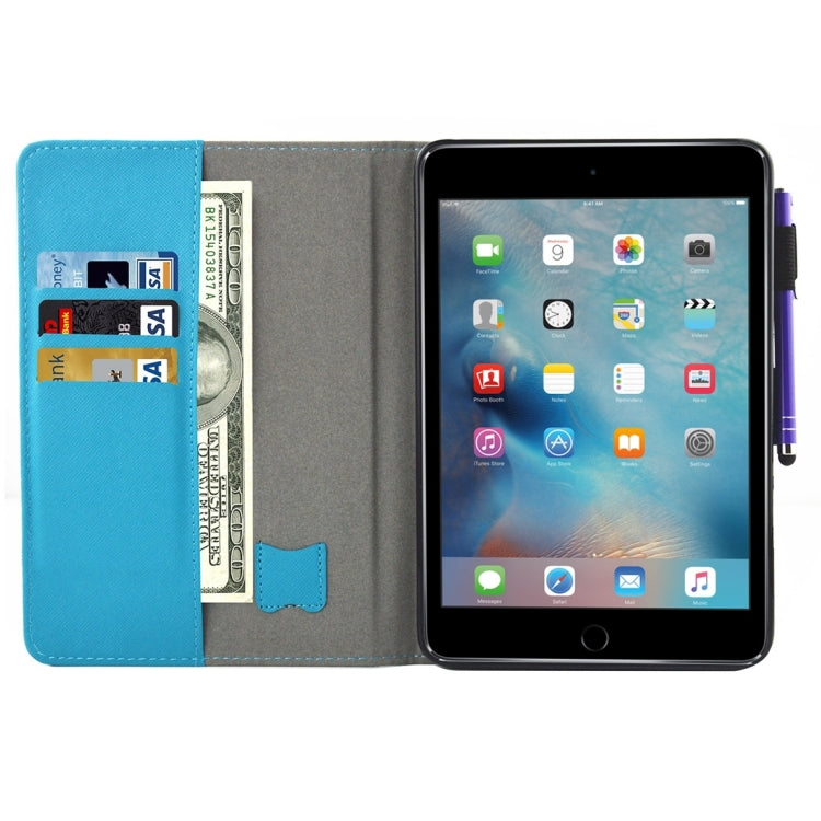 For iPad mini 4 / 3 / 2 / 1  Horizontal Flip Leather Case with Holder & Wallet & Card Slots & Sleep / Wake-up Function & Pen Slot, For Apple iPad mini & iPad mini 2 & iPad mini 3 & iPad mini 4